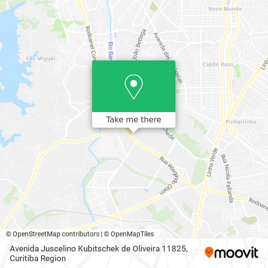 Avenida Juscelino Kubitschek de Oliveira 11825 map