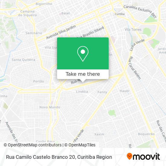 Rua Camilo Castelo Branco 20 map