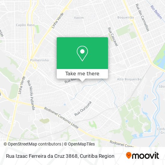 Rua Izaac Ferreira da Cruz 3868 map