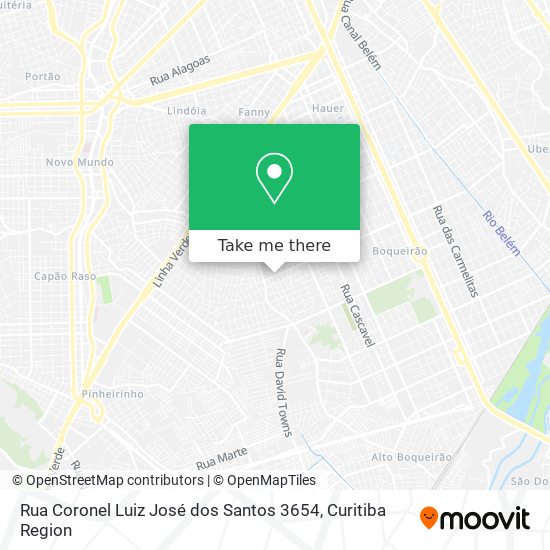 Rua Coronel Luiz José dos Santos 3654 map