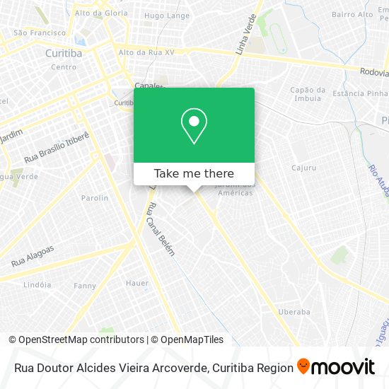 Rua Doutor Alcides Vieira Arcoverde map