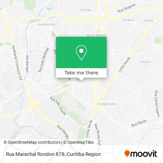 Rua Marechal Rondon 878 map