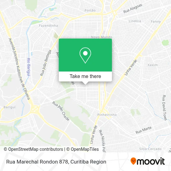 Rua Marechal Rondon 878 map