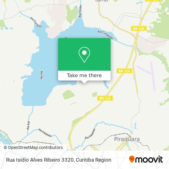 Rua Isídio Alves Ribeiro 3320 map