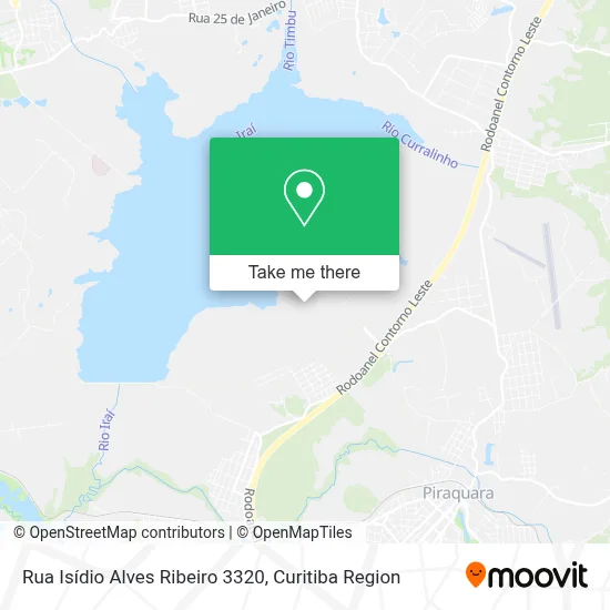 Rua Isídio Alves Ribeiro 3320 map