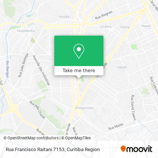Rua Francisco Raitani 7153 map