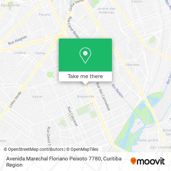 Avenida Marechal Floriano Peixoto 7780 map