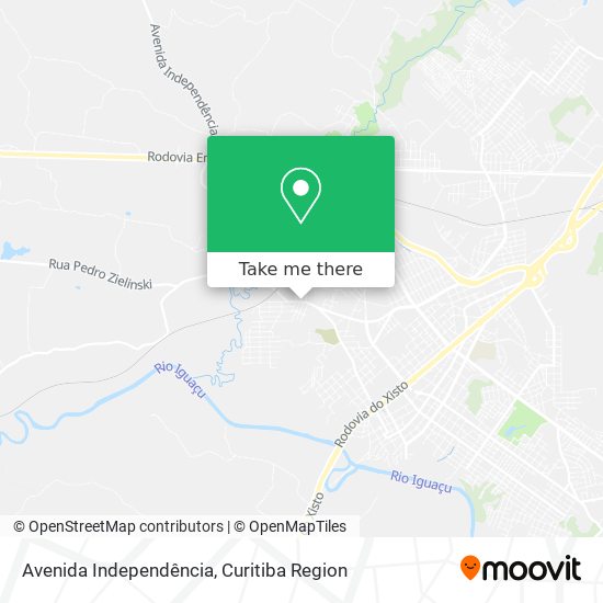 Avenida Independência map