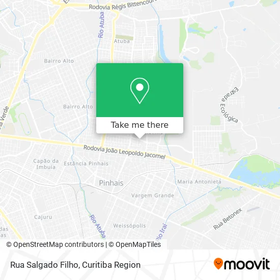 Rua Salgado Filho map