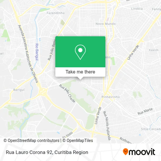 Rua Lauro Corona 92 map