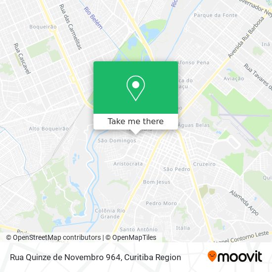 Mapa Rua Quinze de Novembro 964