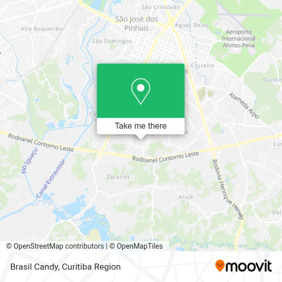 Brasil Candy map