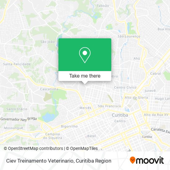 Ciev Treinamento Veterinario map