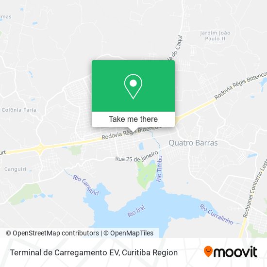 Terminal de Carregamento EV map