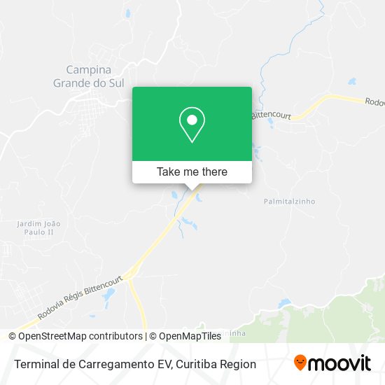 Terminal de Carregamento EV map