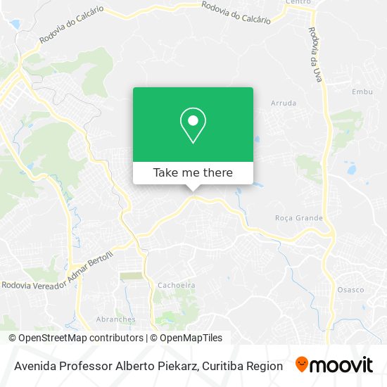 Avenida Professor Alberto Piekarz map