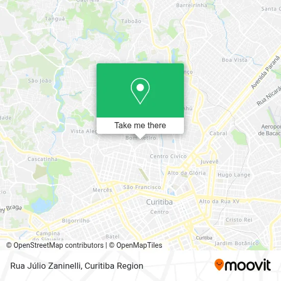Rua Júlio Zaninelli map