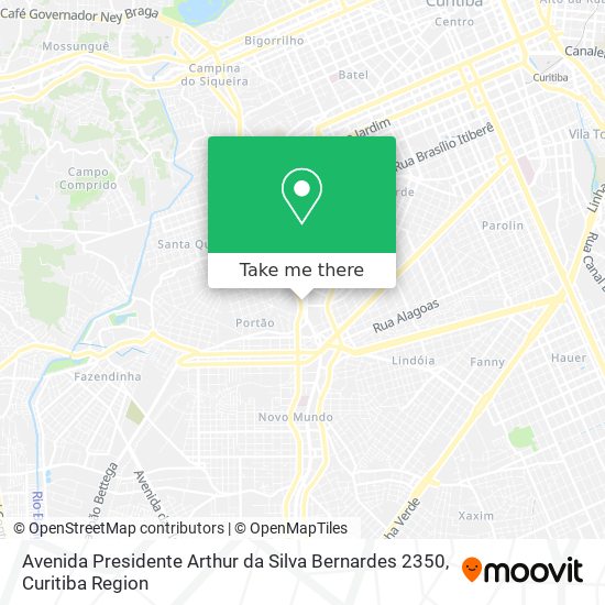 Avenida Presidente Arthur da Silva Bernardes 2350 map
