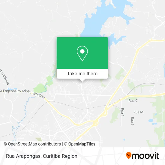 Rua Arapongas map
