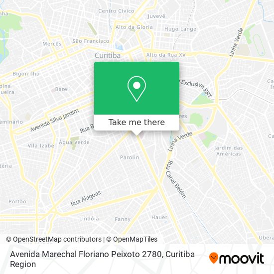 Avenida Marechal Floriano Peixoto 2780 map