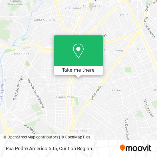 Rua Pedro Américo 505 map