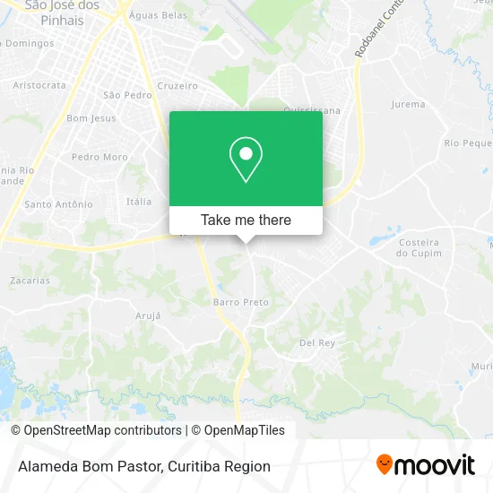 Alameda Bom Pastor map