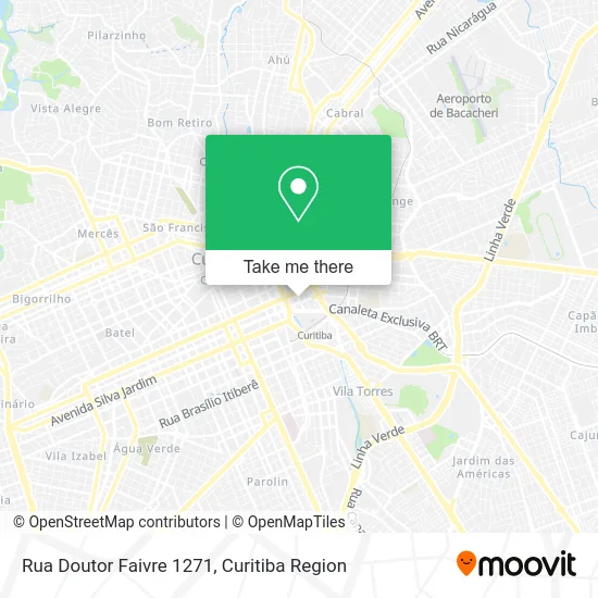 Rua Doutor Faivre 1271 map