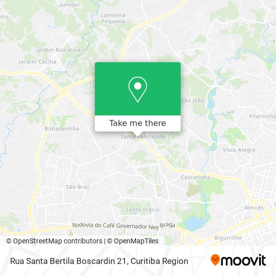 Rua Santa Bertila Boscardin 21 map