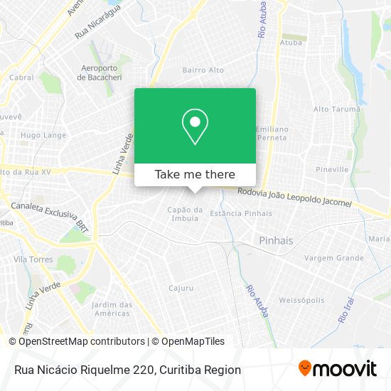 Rua Nicácio Riquelme 220 map