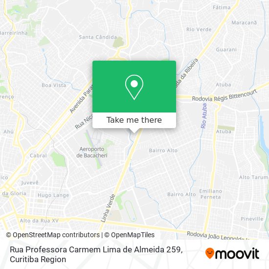 Rua Professora Carmem Lima de Almeida 259 map