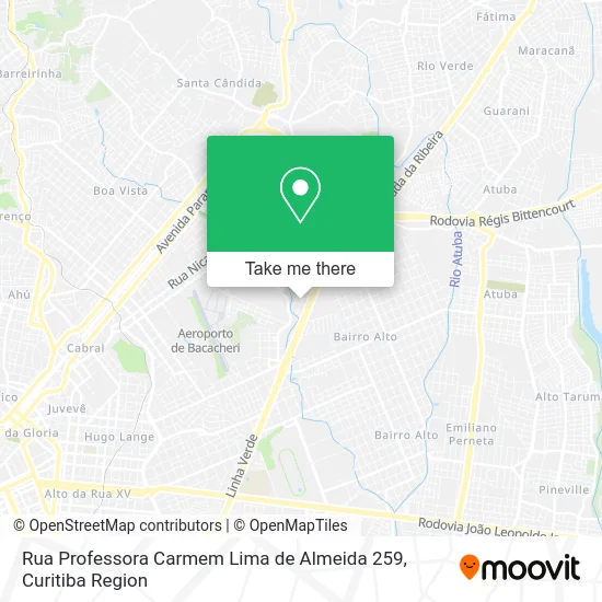 Rua Professora Carmem Lima de Almeida 259 map