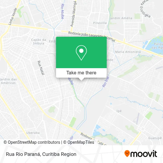 Rua Rio Paraná map