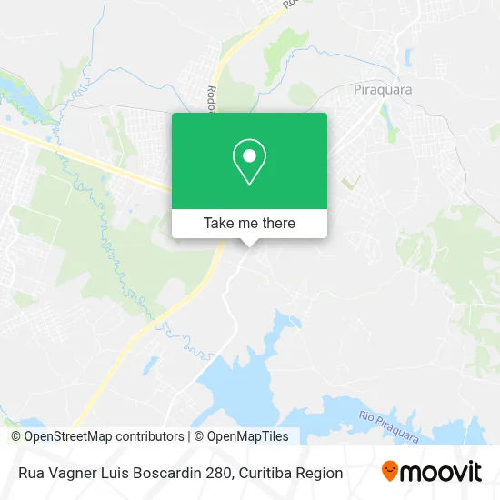 Rua Vagner Luis Boscardin 280 map