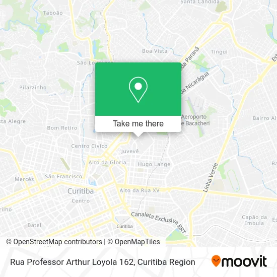 Rua Professor Arthur Loyola 162 map