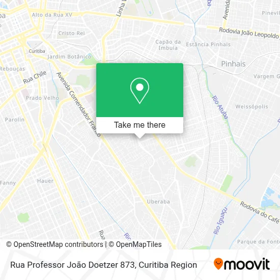 Rua Professor João Doetzer 873 map