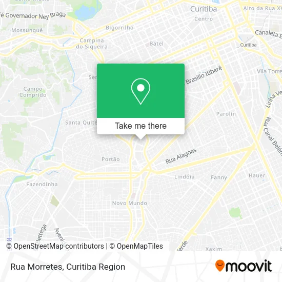 Rua Morretes map