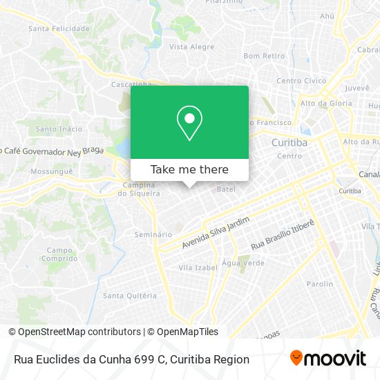 Mapa Rua Euclides da Cunha 699 C