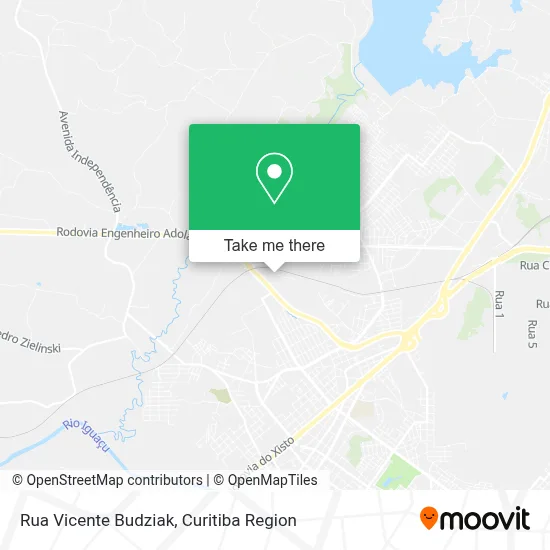 Rua Vicente Budziak map