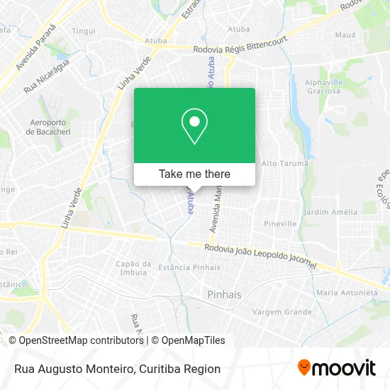 Rua Augusto Monteiro map