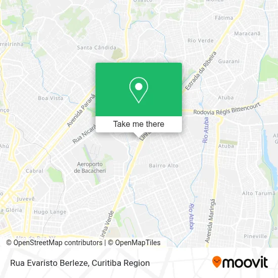 Rua Evaristo Berleze map