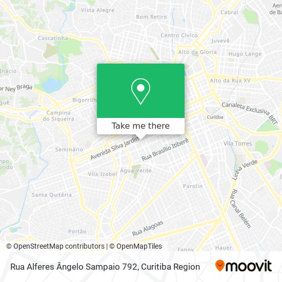 Rua Alferes Ângelo Sampaio 792 map