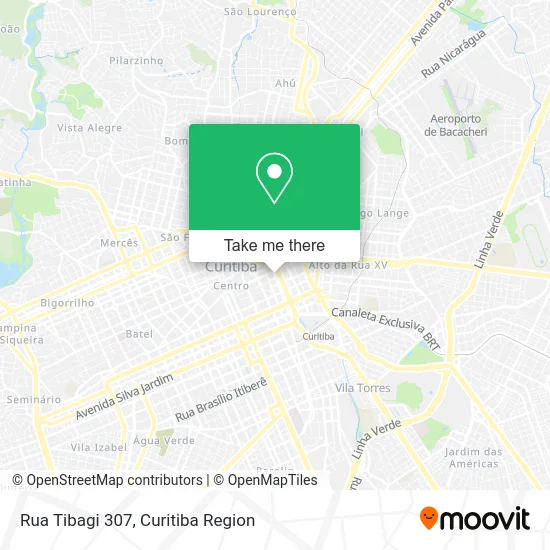 Rua Tibagi 307 map
