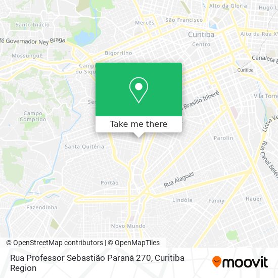 Rua Professor Sebastião Paraná 270 map