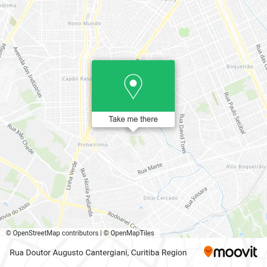 Rua Doutor Augusto Cantergiani map