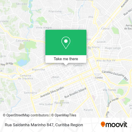 Rua Saldanha Marinho 847 map