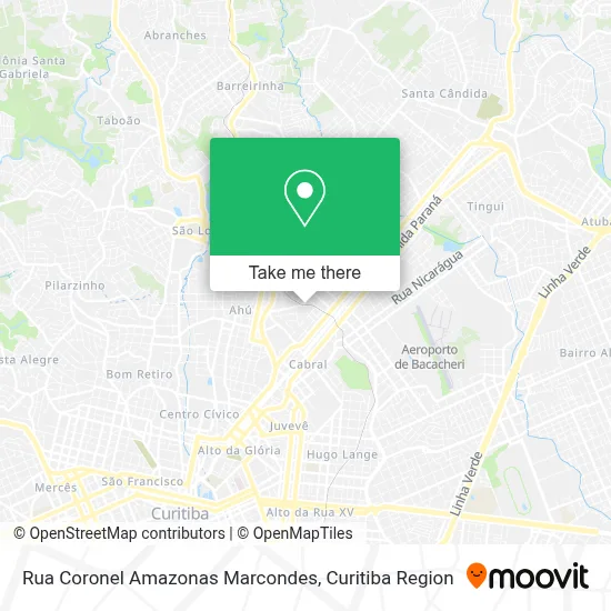 Rua Coronel Amazonas Marcondes map