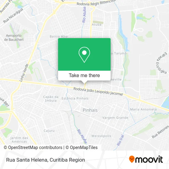 Rua Santa Helena map