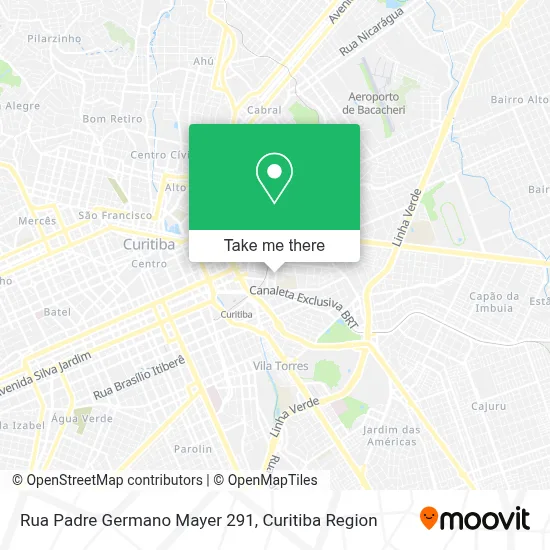 Rua Padre Germano Mayer 291 map