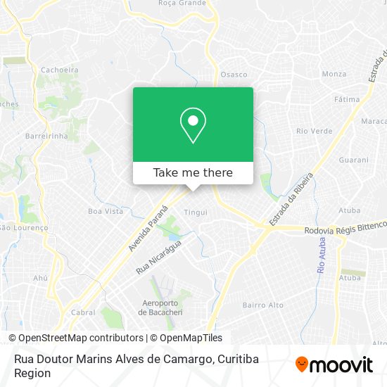 Rua Doutor Marins Alves de Camargo map