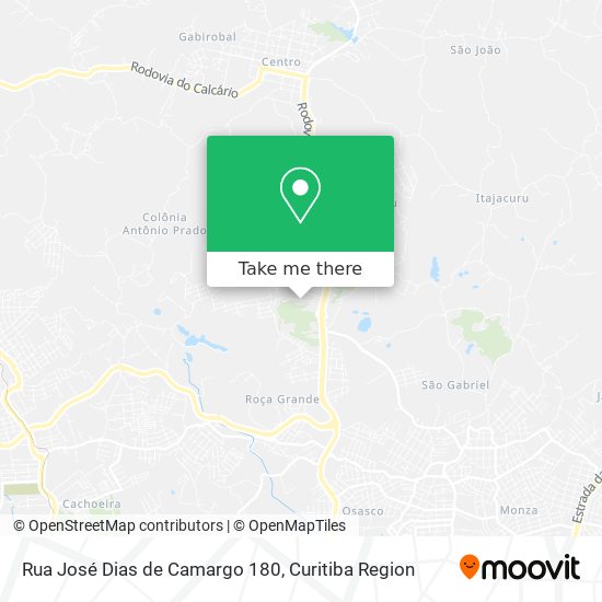 Rua José Dias de Camargo 180 map